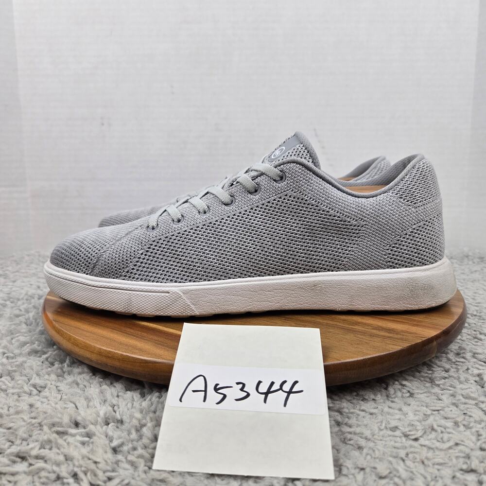 Peter Millar Mens 10 Drift V2 Gale Gray Knit Lifestyle Daily Casual Sneaker